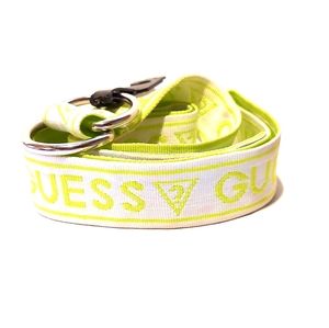 MENS GUESS LOGO WOVEN BELT!